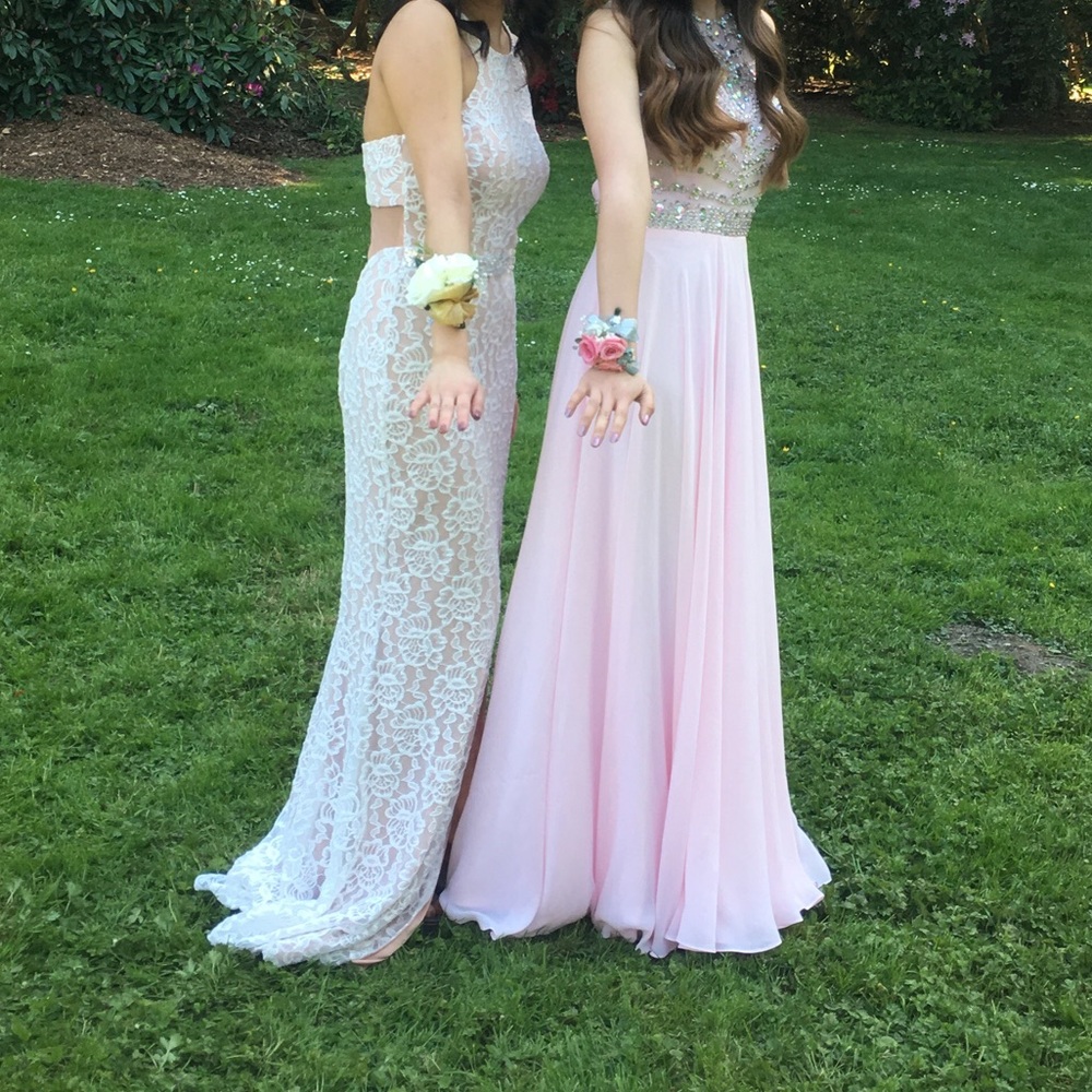 Baby Pink Prom Dress